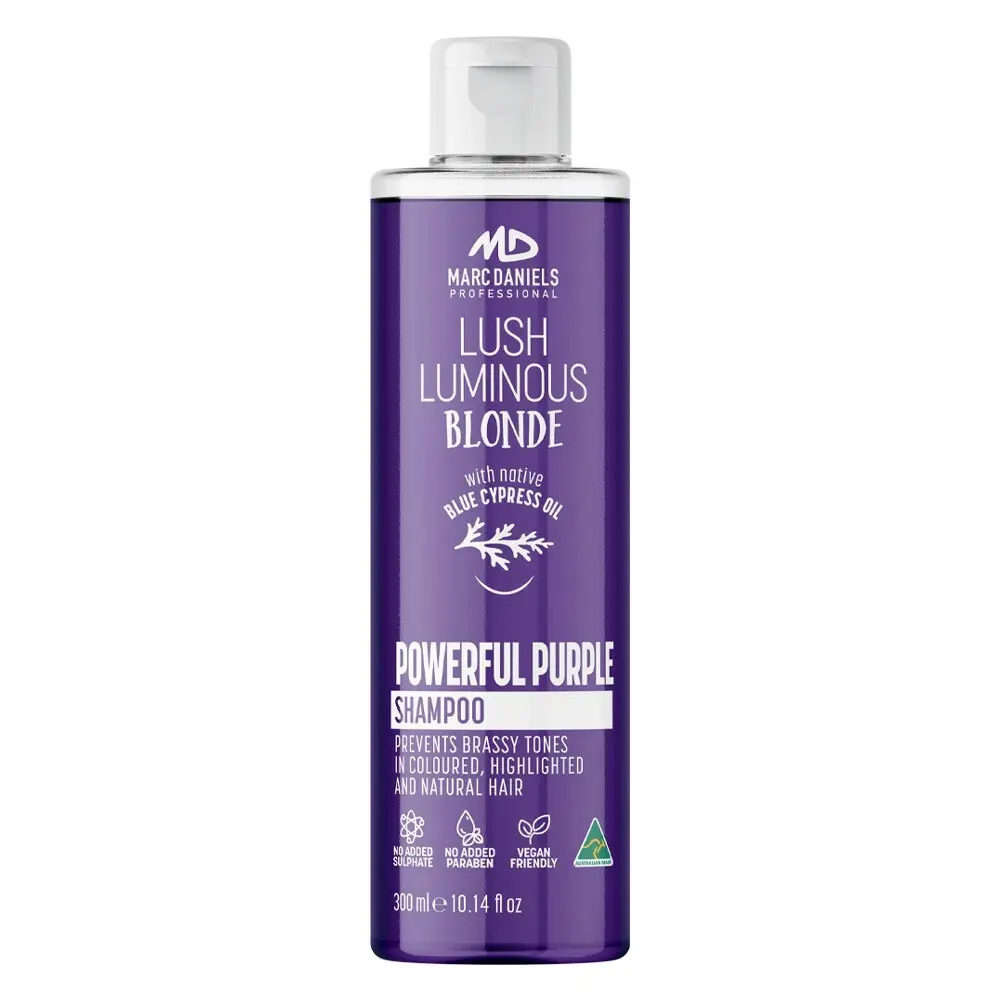 Marc Daniels Powerful Purple Lush Luminous Blonde Shampoo 300ml