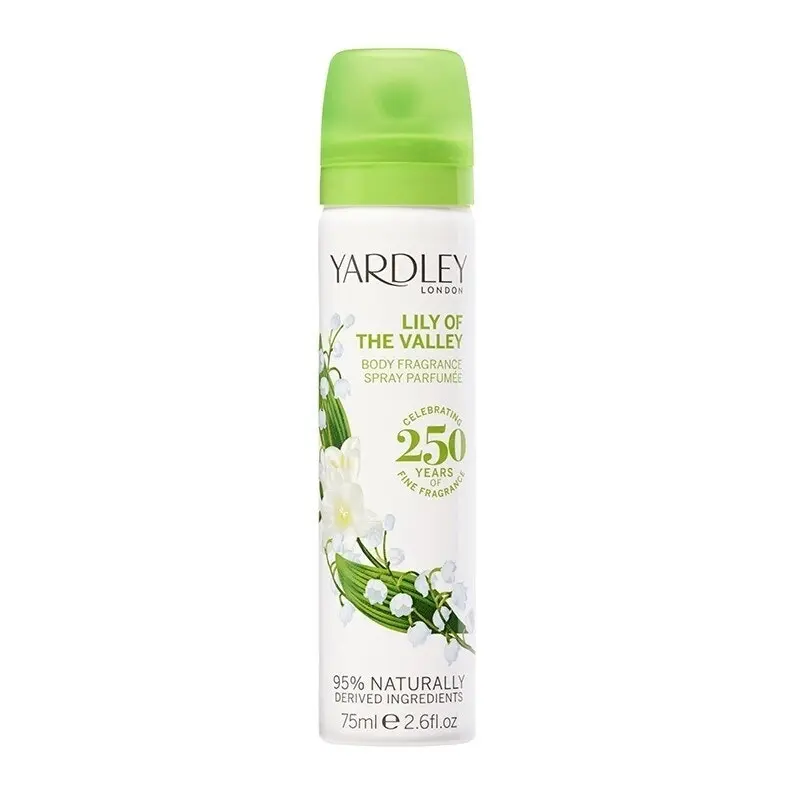 Yardley Lily Of The Valley Deodorising Body Spray Women 75ml