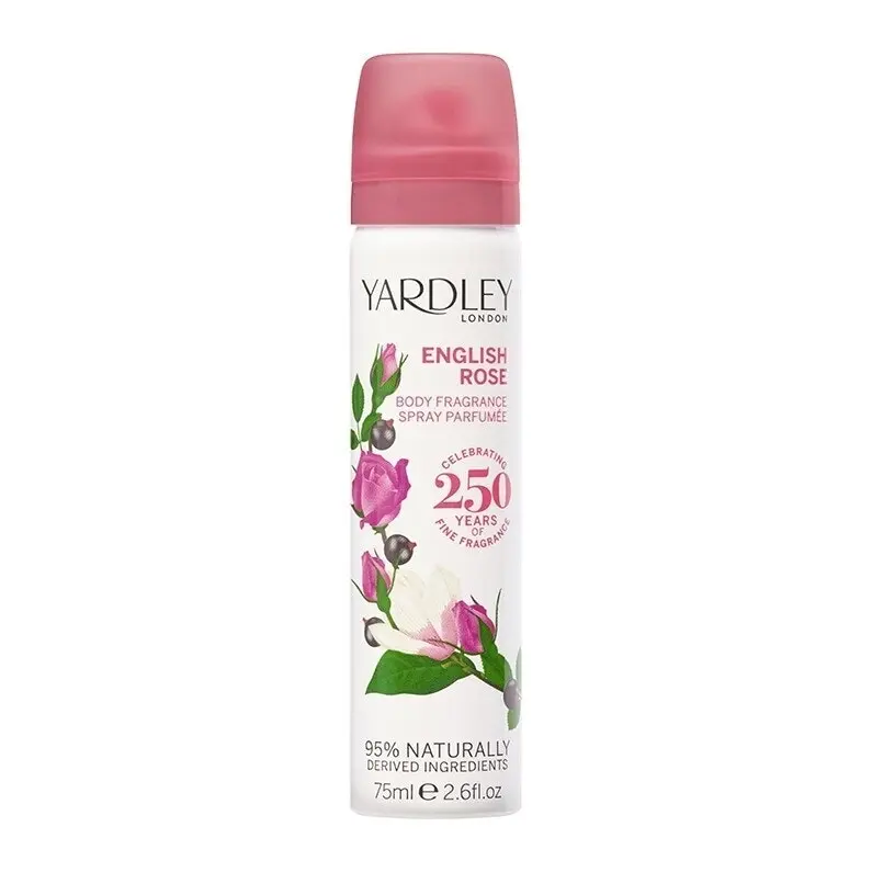 Yardley English Rose Deodorising Body Spray Women 75ml