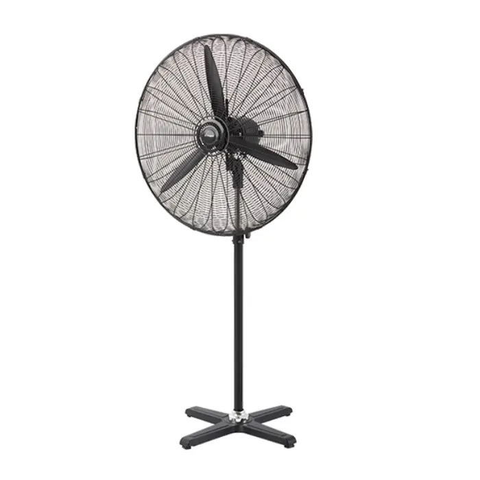 Dimplex Matte Black 220W Electric 75cm High Velocity Pedestal Floor Fan/Cooler