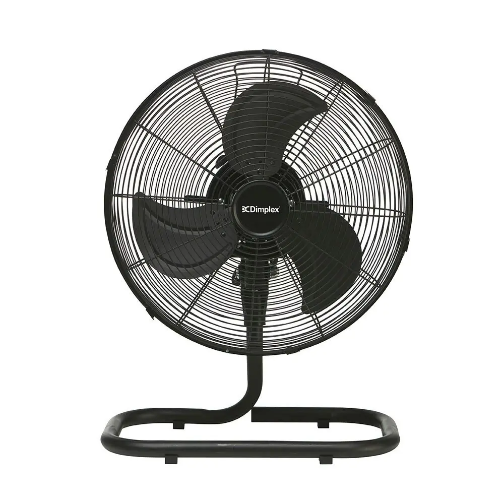 Dimplex 50cm High Velocity Oscillating Floor Fan Black Home Air Cooling