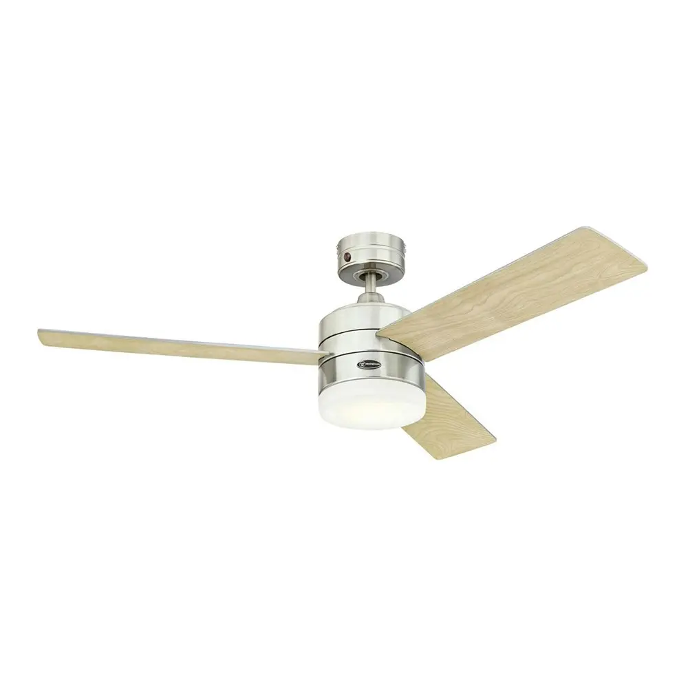 Westinghouse 48" Alta Vista S/S Ceiling Fan w/Reversible Blade/Airflow/LED Light