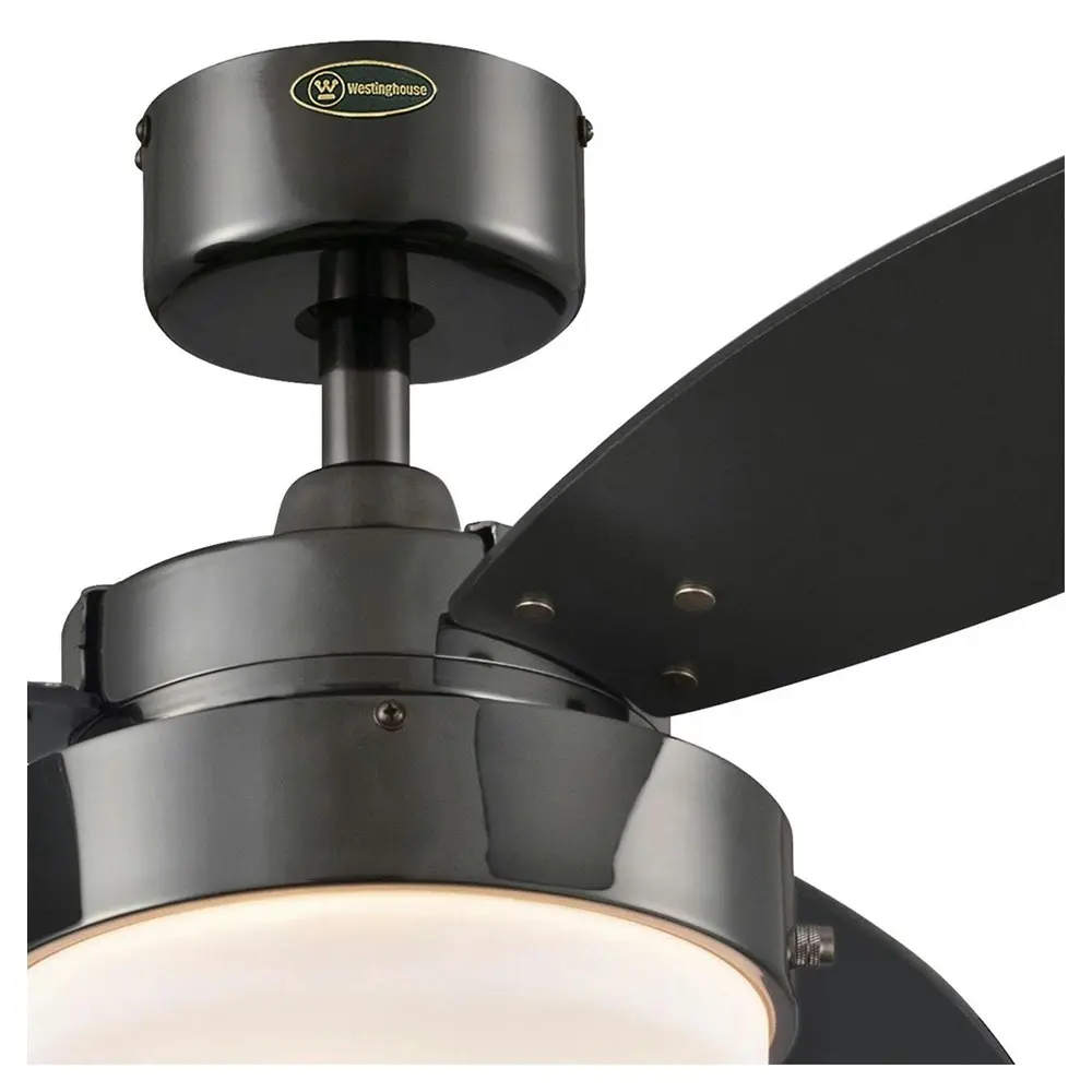 Westinghouse 107cm Alloy Ceiling Fan w/Reversible Blade/Airflow/Light Gun Metal