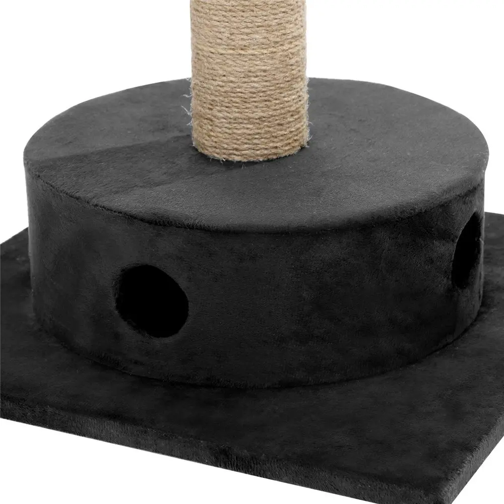 Paws & Claws Catsby Camberwell Cats Playground Sisal 57cm Scratching Post Black