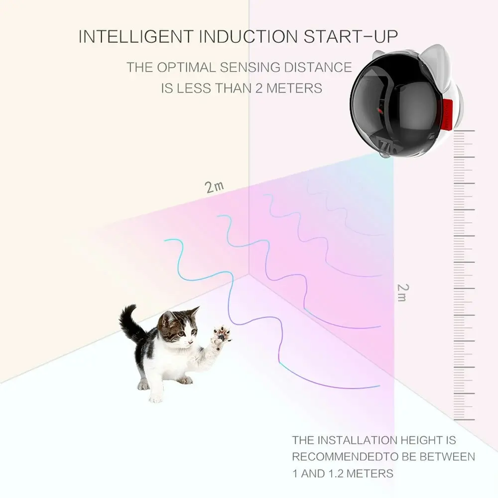 Bentopal Smart Laser LED Light Pointer Rechargeable Electric Pets Cat/Dog Toy