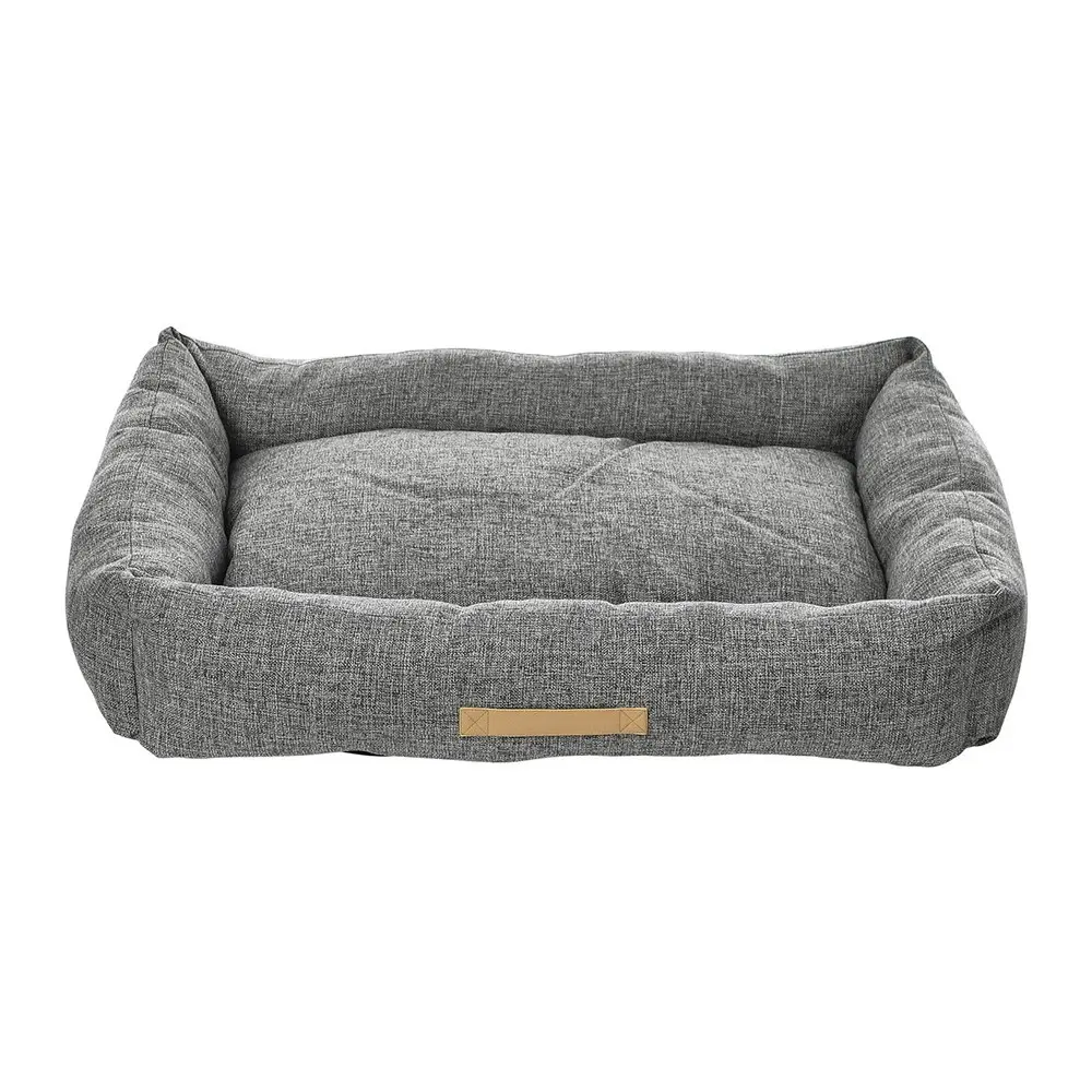 M-Pets Large 95 x 75 x 22 cm Oleron Dog/Pet Basket/Bed Non Slip Dark Grey