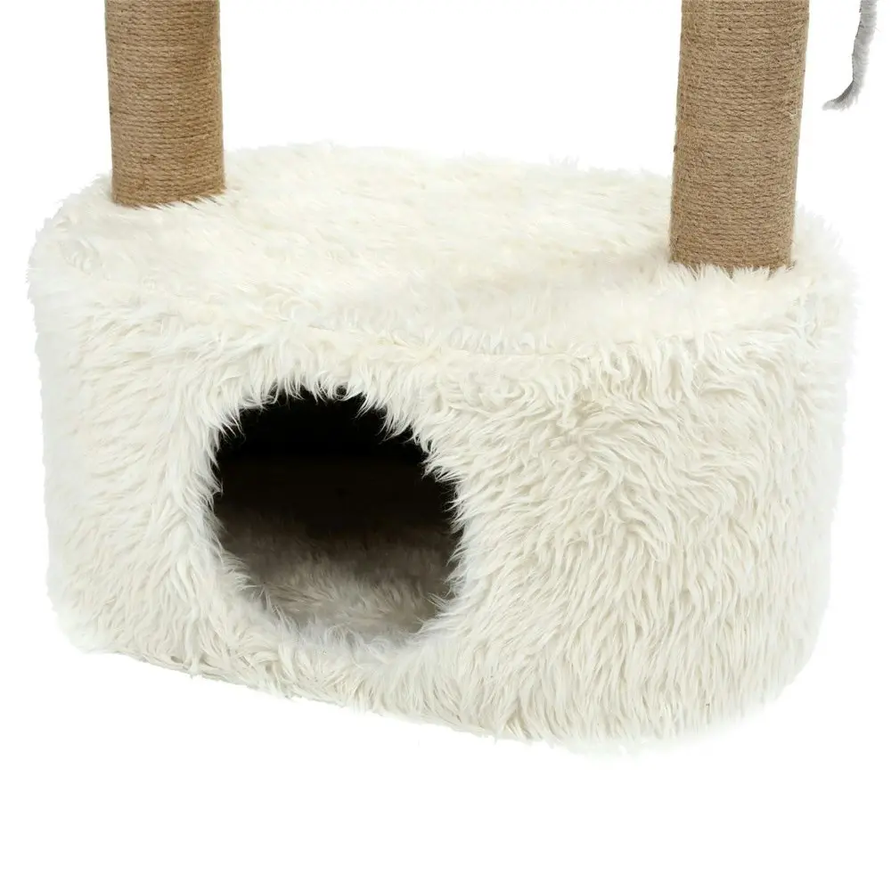 Paws & Claws Catsby 60cm Middle Park Cat/Kitten/Pet Condo Scratching Post - Sand