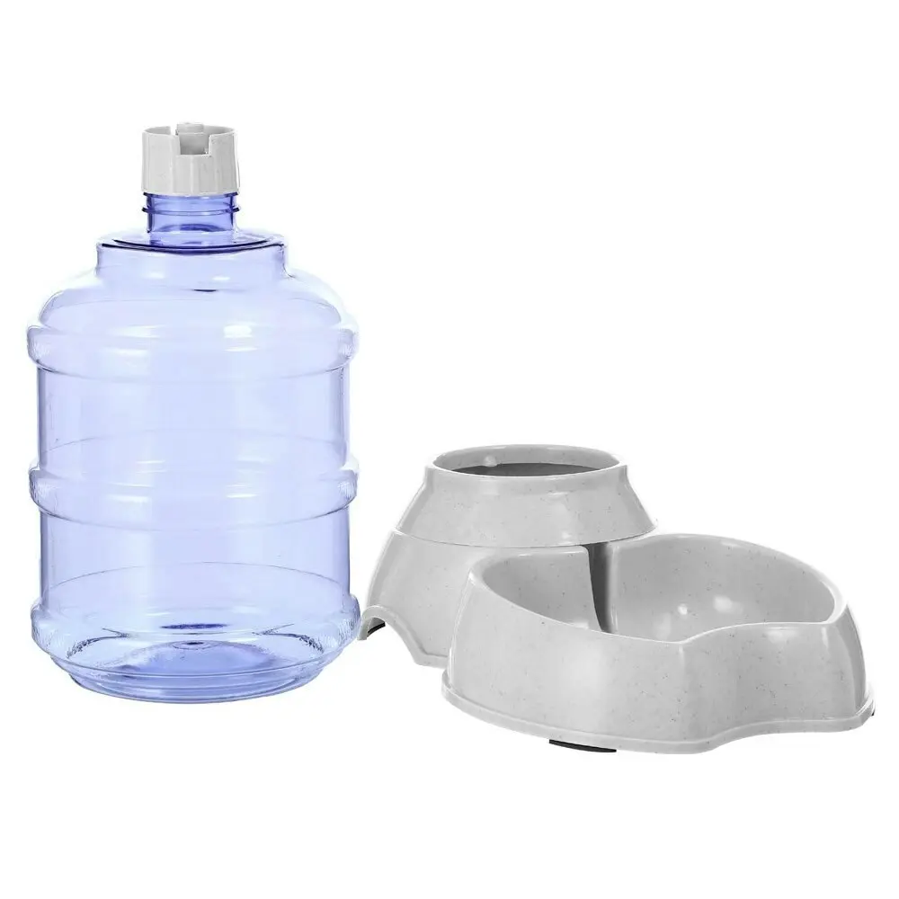 Paws & Claws 3.8L Barrel Pet Dog Drinking Bowl Water Dispenser Feeder Assorted