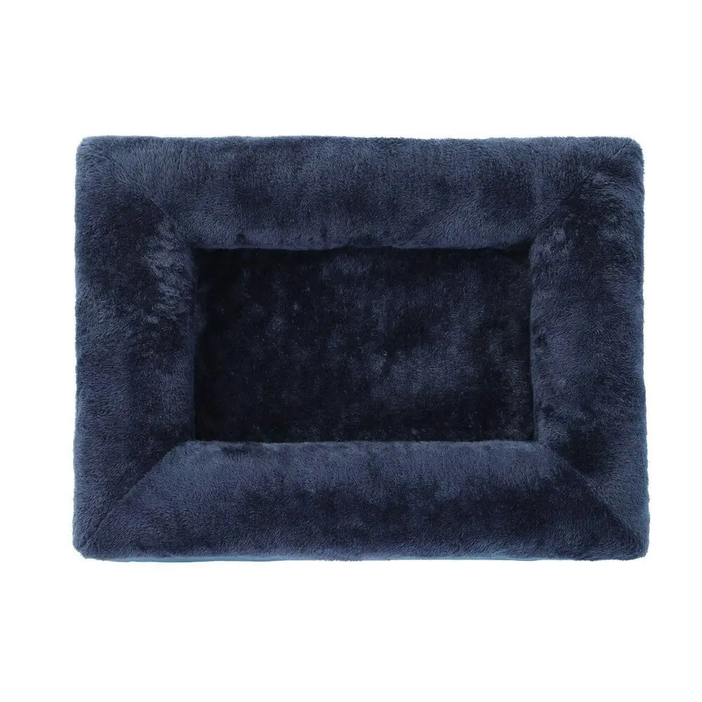 Paws & Claws 70cm x 50cm Winston Orthopaedic Foam Walled Pet/Dog Bed Medium Navy