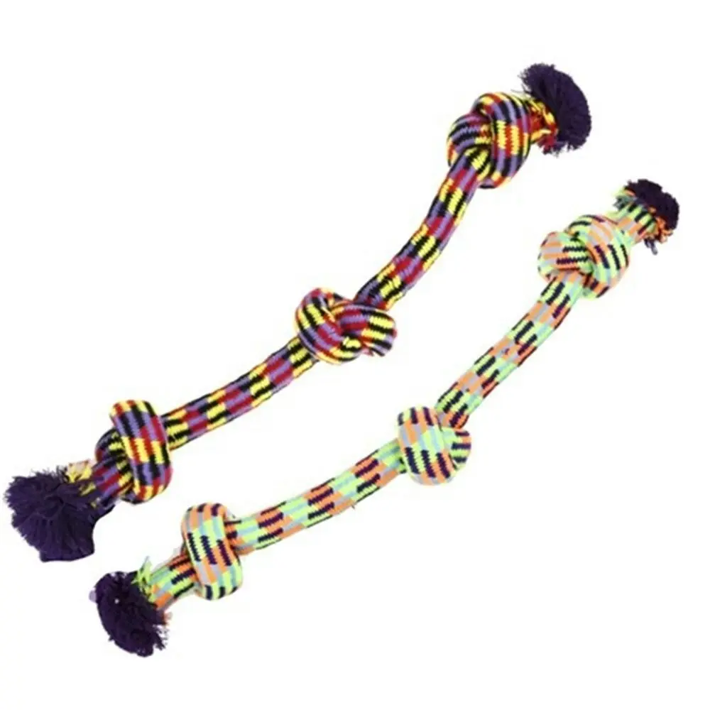 Paws & Claws Dog Toy Tug-Of-War 50cm Rope Pet Interactive Chew Bite Play Assort.