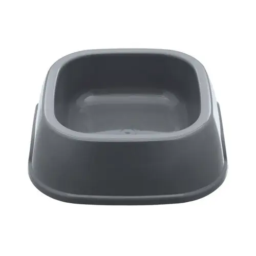 4x Paws & Claws Pet Essentials Dog 1.6L/21cm Food Bowl Square w/ Handle Assort.