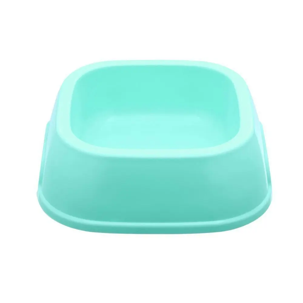 4x Paws & Claws Pet Essentials Dog 1.6L/21cm Food Bowl Square w/ Handle Assort.