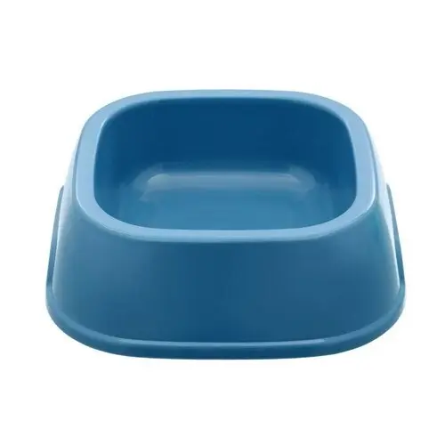 4x Paws & Claws Pet Essentials Dog 1.6L/21cm Food Bowl Square w/ Handle Assort.