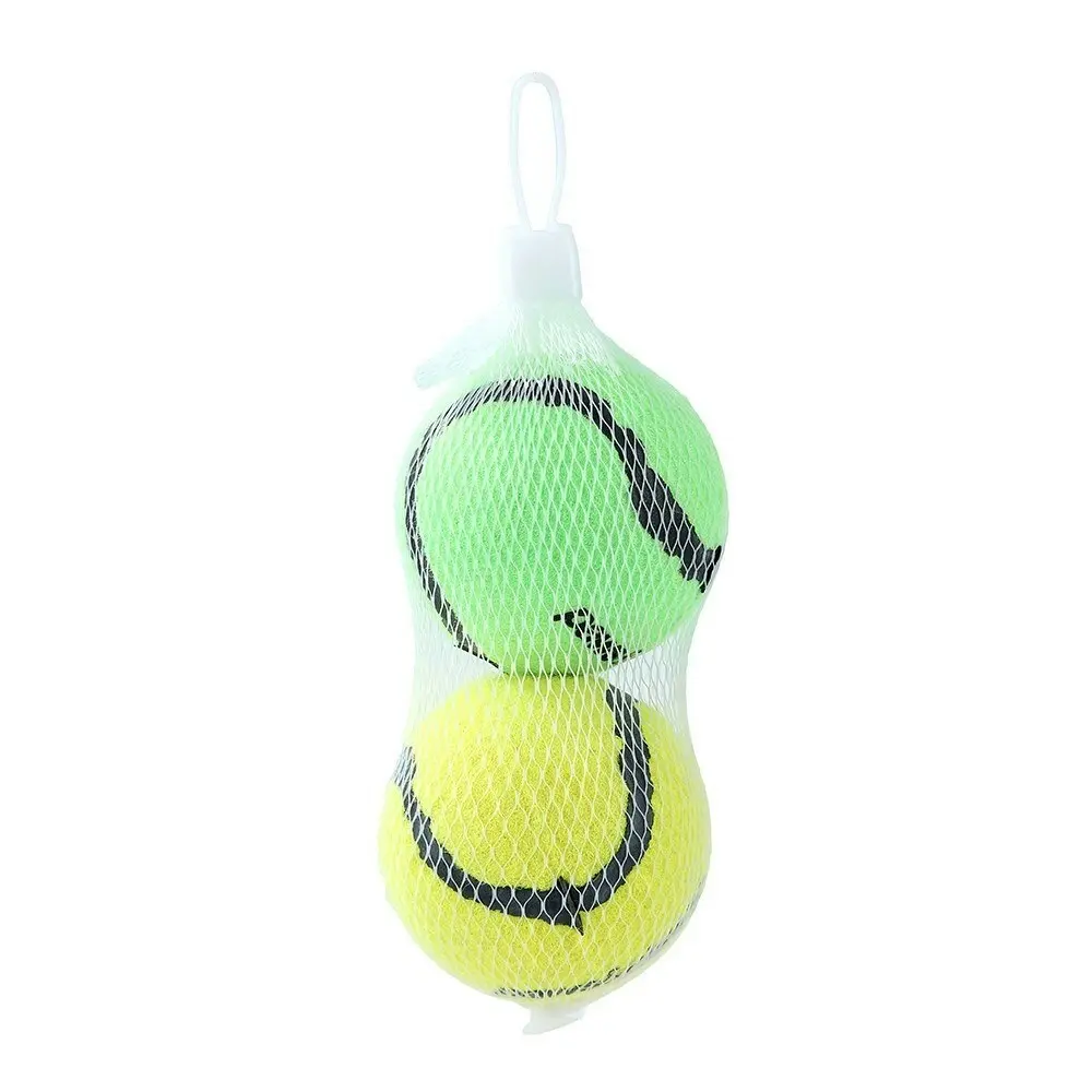 4x 2PK Paws & Claws Squeaky Tennis Balls Pet/Dog Toy Interactive Fun Play Assort