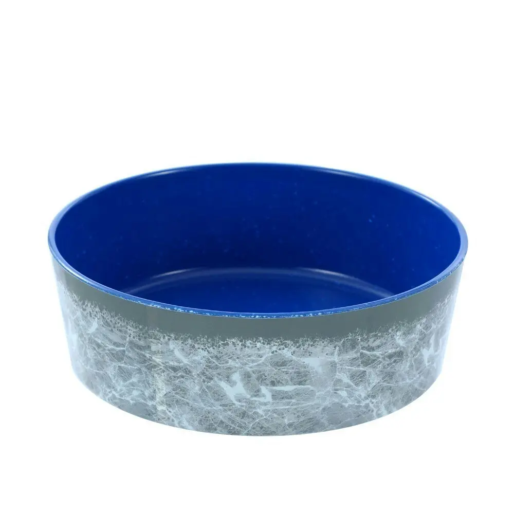 Paws & Claws Tuff Stuff Pet Dog Bowl 1.5L/20.5cm Food Water Feeder Blue Large