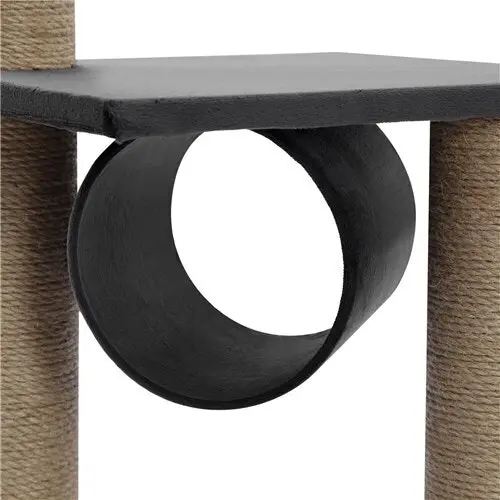 Paws & Claws Catsby 65cm Elsternwick Cat Tree Scratch House Furniture Charcoal