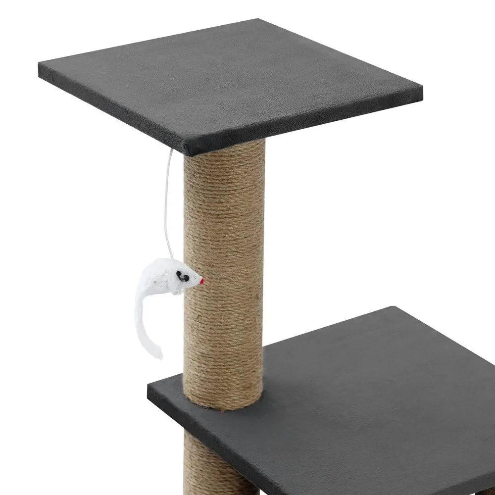 Paws & Claws Catsby 65cm Elsternwick Cat Tree Scratch House Furniture Charcoal