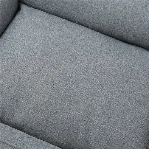 Paws & Claws Pia 80cm Walled Pet Dog Bed Sleeping Rectangle Cushion Large Grey