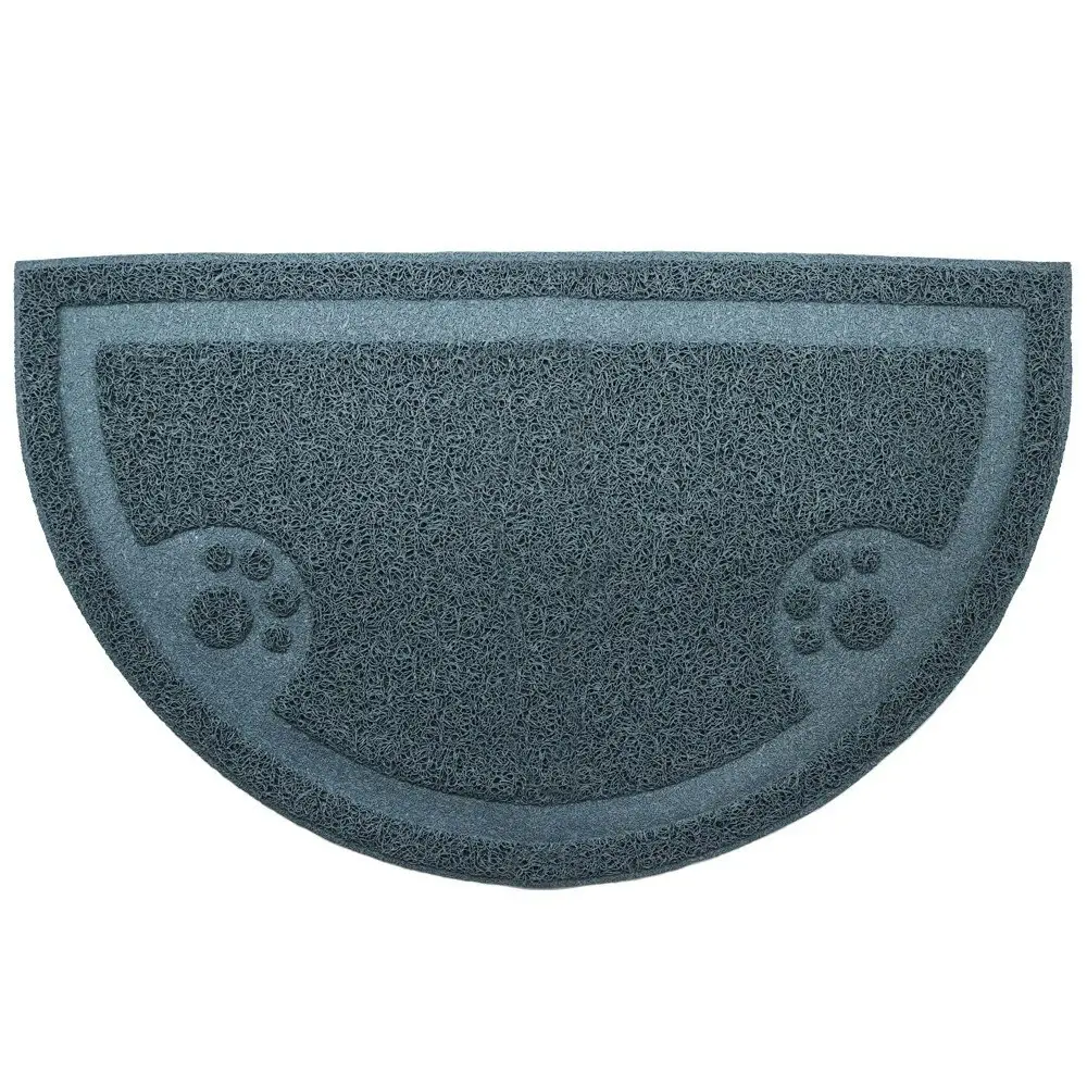 Paws & Claws 60cm Pet Dog Food Mat Non Slip Rubber Pad for Feeding Bowl Assorted