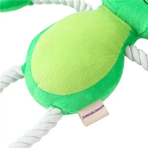 3x Paws & Claws Dog Toy 107cm Super Long Rope Leg Frog Pet Chew Bite w/ Squeaker