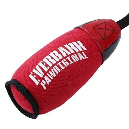 Paws & Claws 22cm Boxing Sand Bag Oxford Toy Fun Play Squeaky for Pet/Dog Red