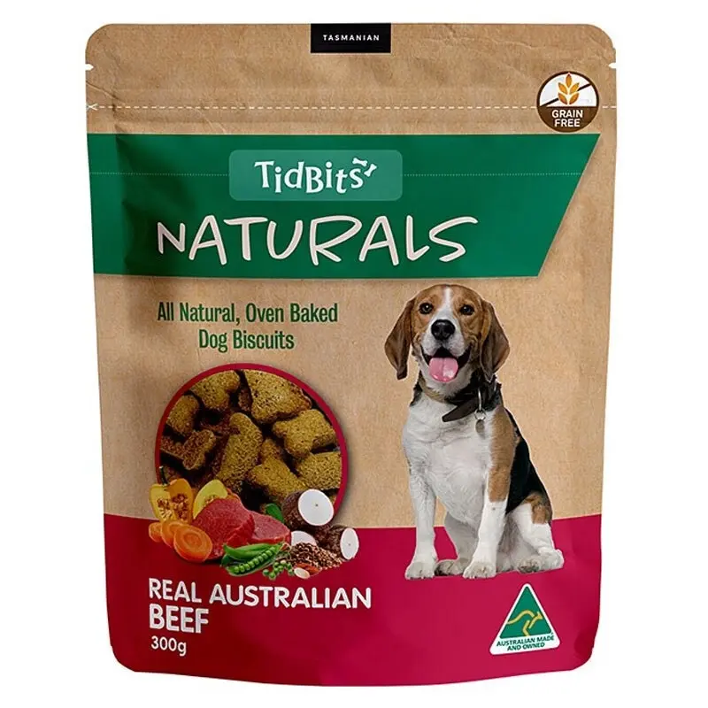 2x Tidbits 180g Small Bites Dog/Pet Biscuits Salmon Treats Healthy Oven Baked