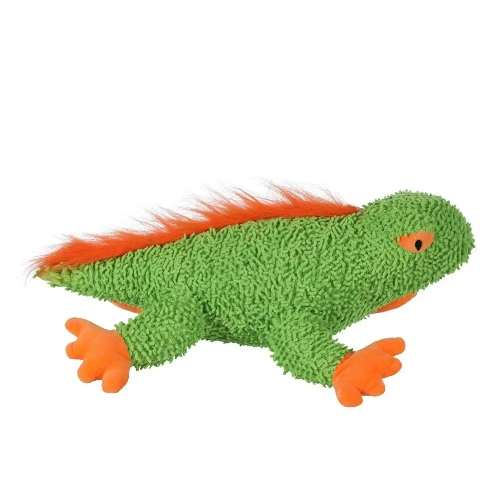 Paws And Claws 40cm Who Zoo Iguana Microfibre Plush/Soft Dog/Pet Toy w/ Squeaker