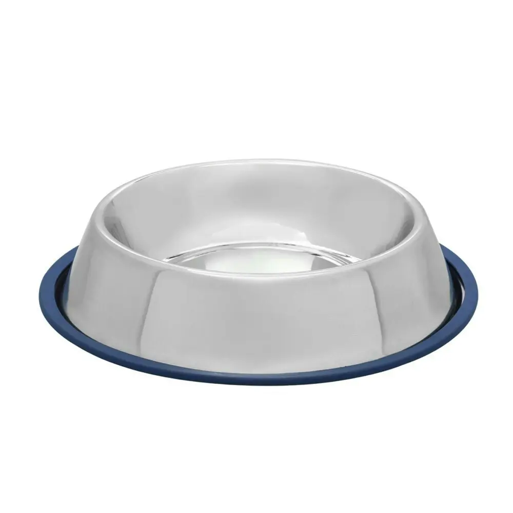 Paws & Claws Dog Feeding Bowl 1.5L/30cm Pet Food Water Stainless Steel Feeder BL