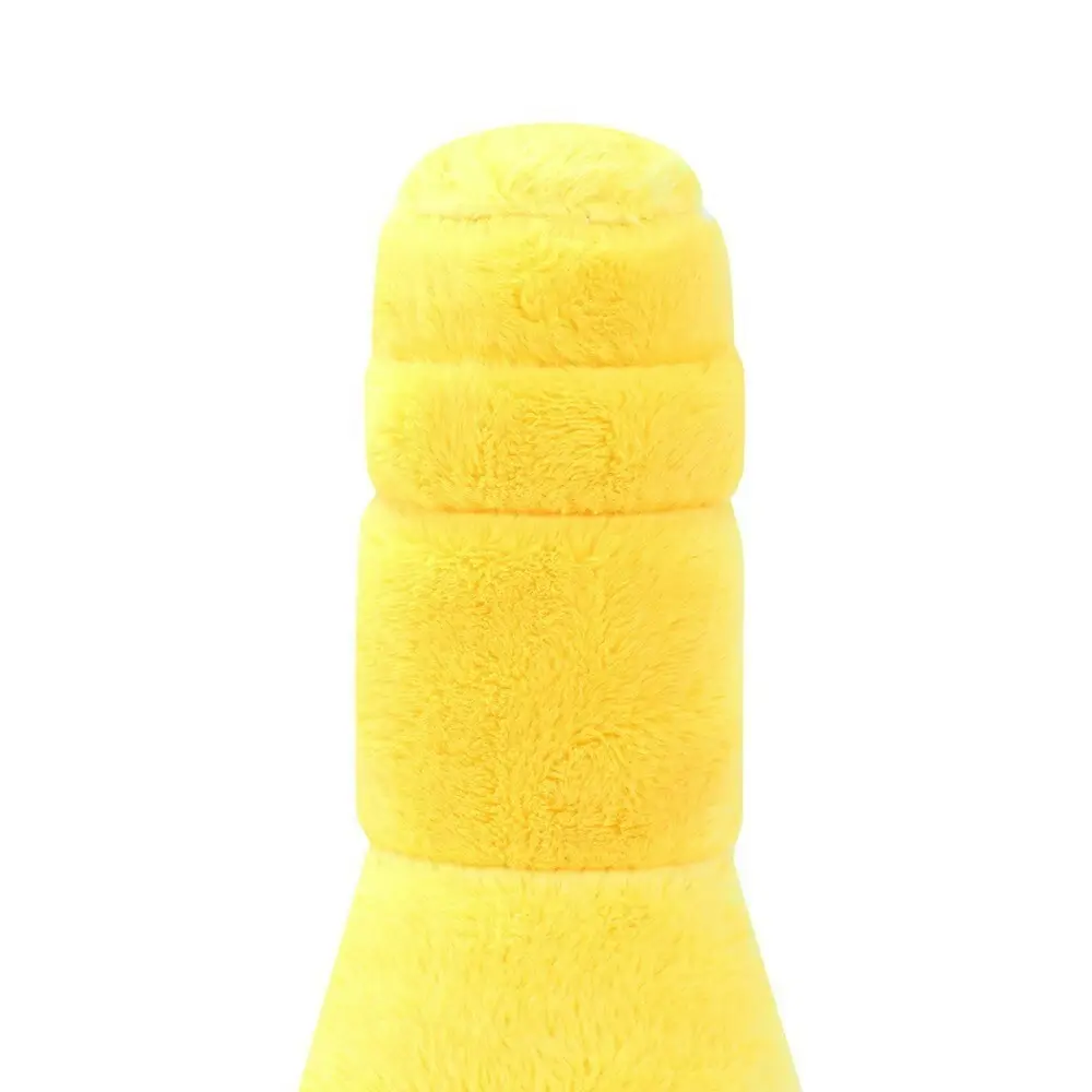 Paws & Claws Pet/Dog 31cm Tequila Bottle Shop Soft Plush w/ Squeaker Toy Yellow