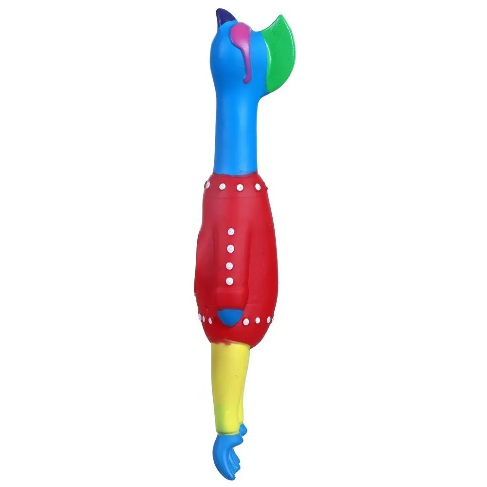 Paws & Claws Pet/Dog 25cm Vinyl Neon Squeaky Chicken Toy w/ Squeaker Assorted