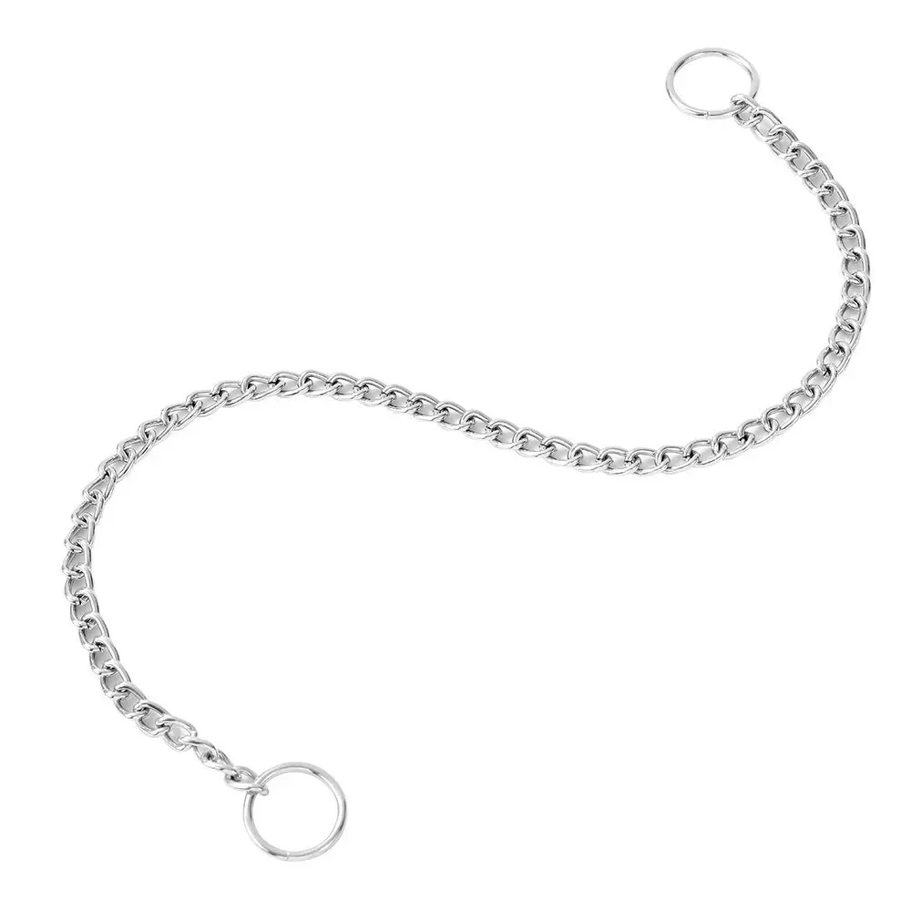 6x Paws & Claws Pet 40cmx2mm Chain Collar/Necklace Choker for Small Dogs Silver