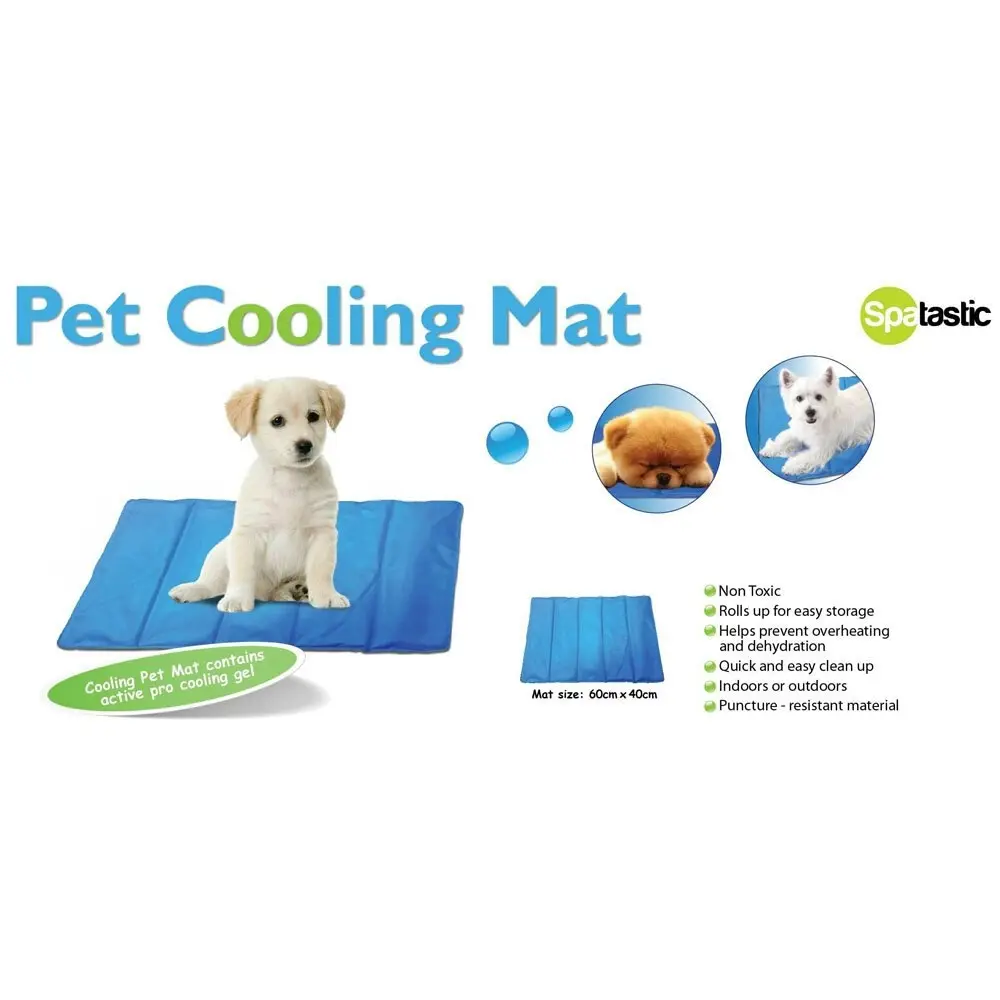 Spatastic 60x40cm Pet/Dog/Cat Cooling Mat Indoor/Outdoor Non Toxic Blue