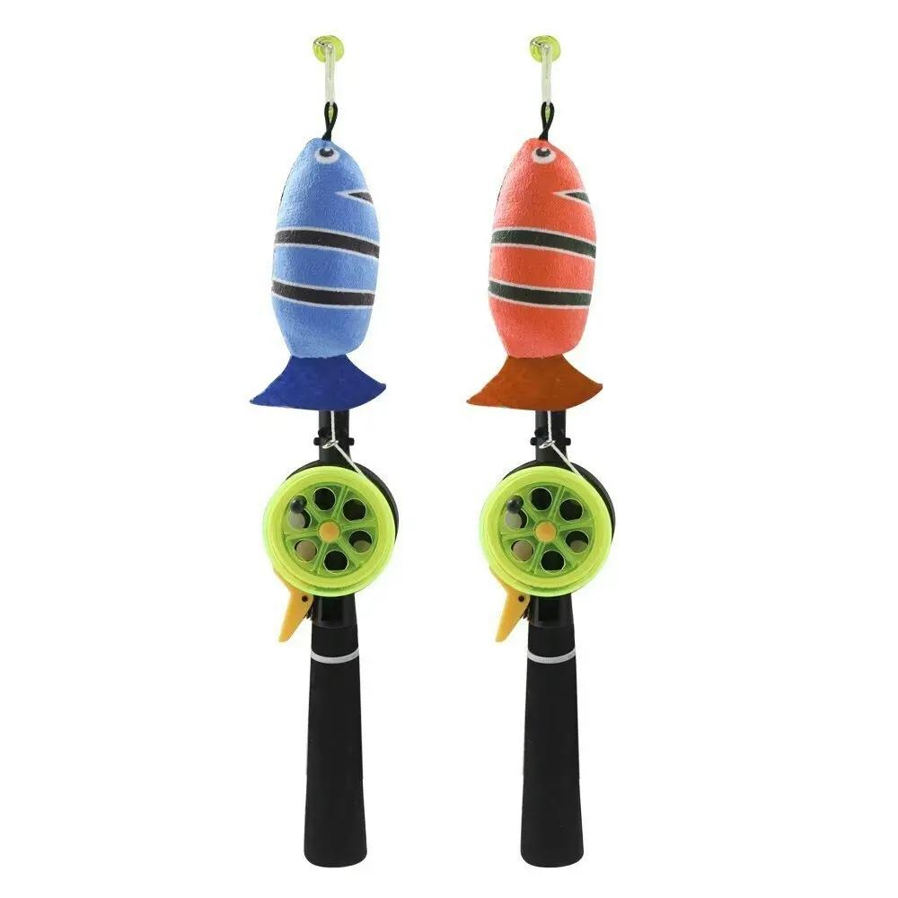 Paws & Claws 35cm Go Fish Rod Pet Cat Interactive Fun Play Catnip Toy Assorted