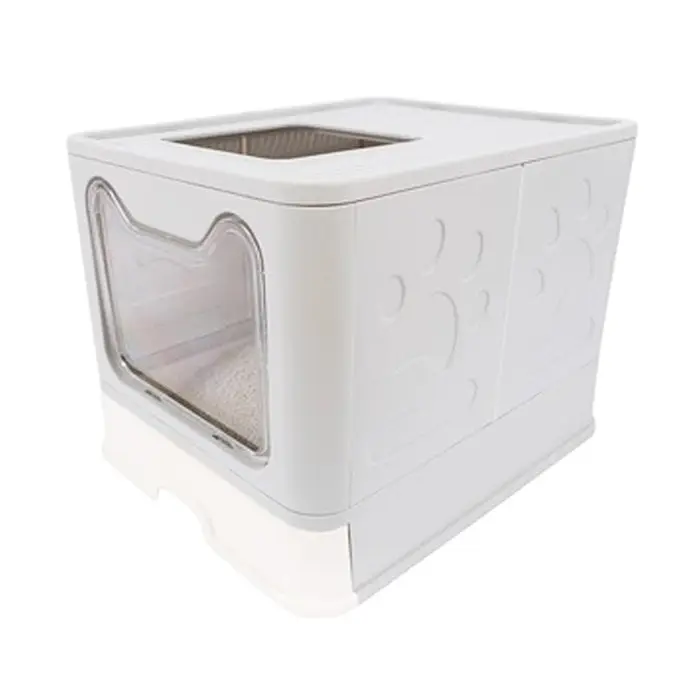 M-Pets SILE Pet Cat/Kitten Enclosed Drawer Front/Top opening Litter Box/Tray Set