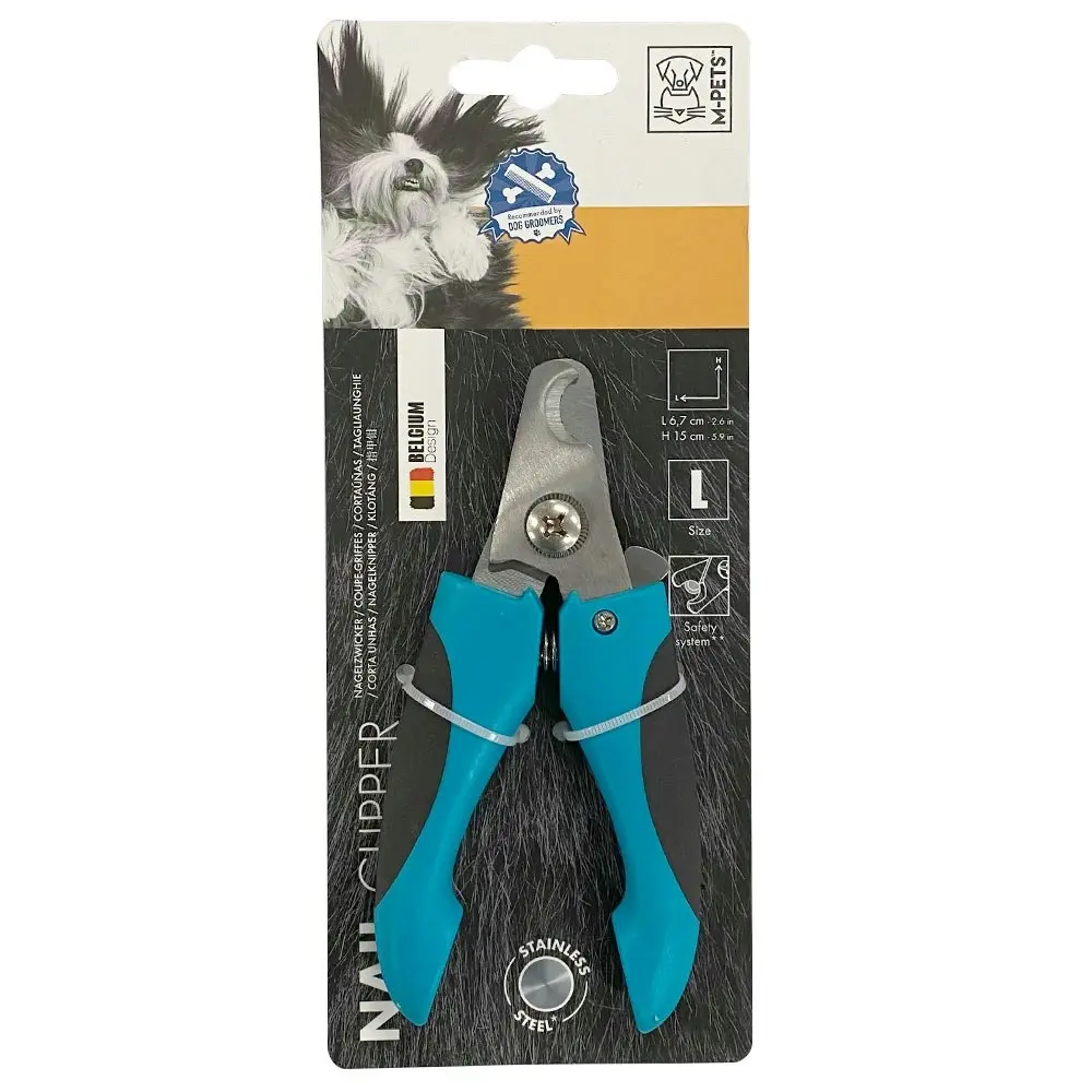 M-Pets Dog Pet Nail 15cm Clipper Claw Grooming/Scissors Cutter Trimmer L BLU/GRY