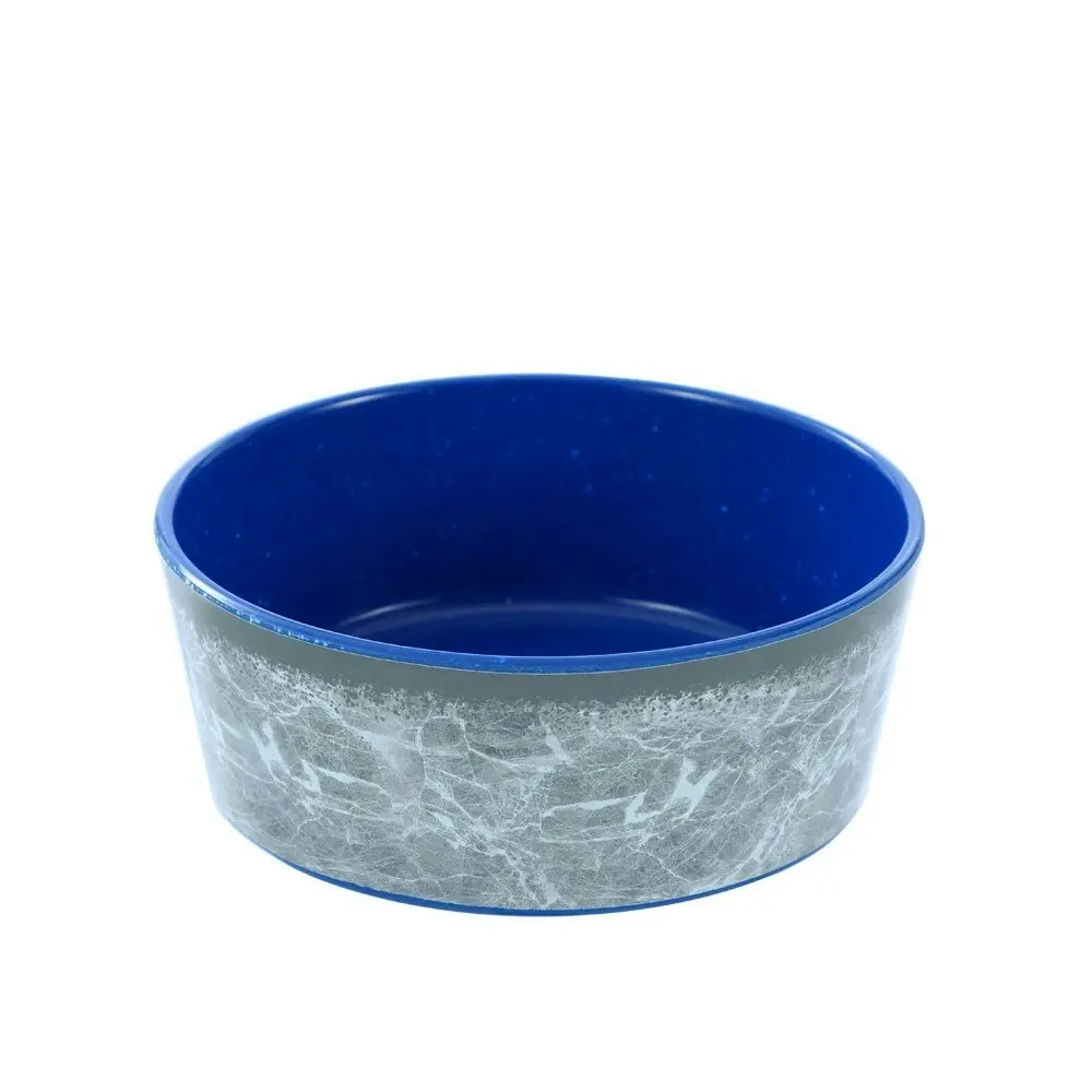 Paws & Claws Medium 14.5cm/500ml Tuff Stuff Pet/Dog Bowl Food/Dish Feeder Blue