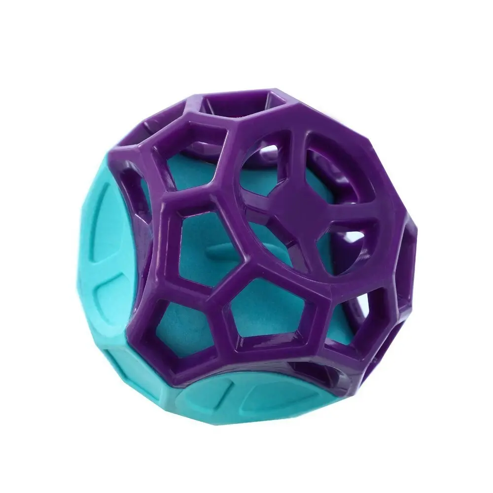 Paws & Claws Pet Dog 8.5cm Geo Floating TPR Cube Ball w/Squeaker Interactive Toy