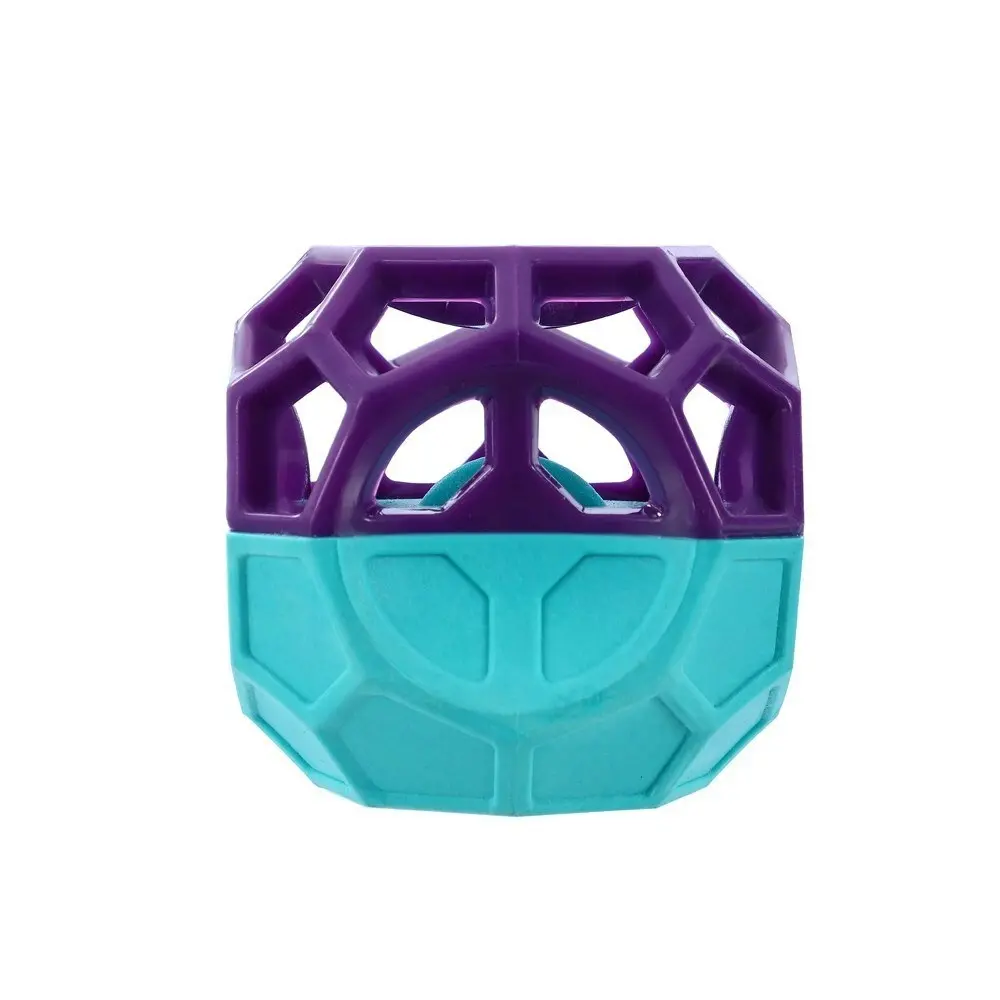 Paws & Claws Pet Dog 8.5cm Geo Floating TPR Cube Ball w/Squeaker Interactive Toy