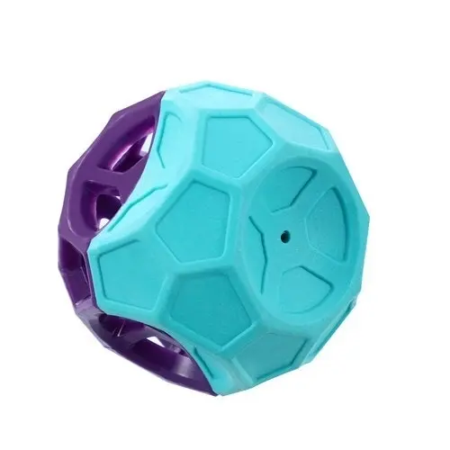 Paws & Claws Pet Dog 8.5cm Geo Floating TPR Cube Ball w/Squeaker Interactive Toy