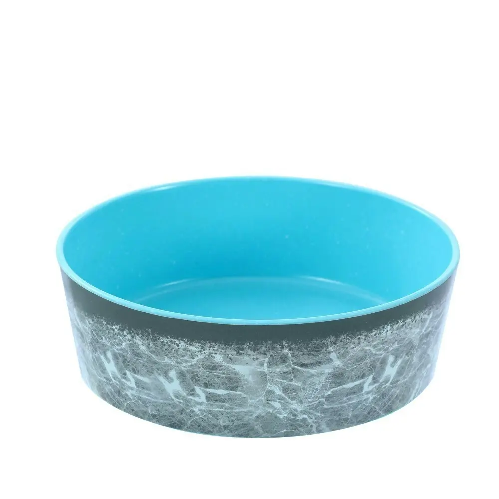 Paws & Claws Large 20.5cm/1.5L Tuff Stuff Pet/Dog Bowl Food/Dish Feeder Aqua