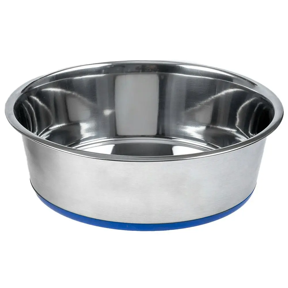 Banquet 480ml Cat/Dog Pet Food/Water Feeding Bowl w/ Rubber Base Stainless Steel