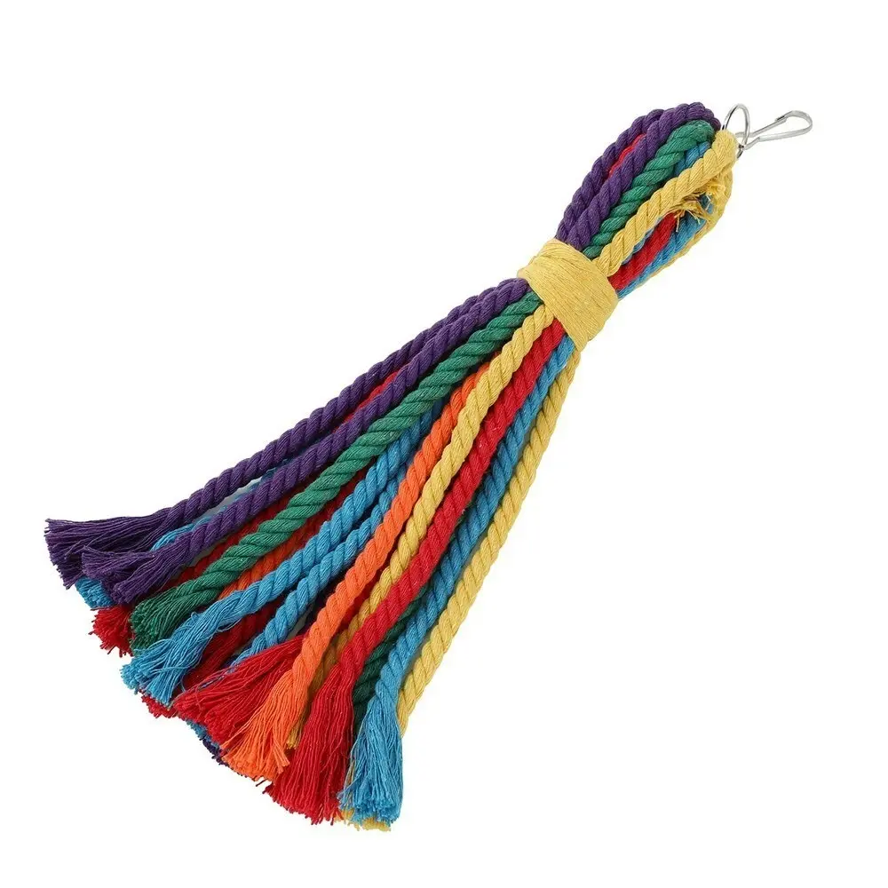 Paws & Claws Parrot/Birds Pet Hanging 30cm Rope Tassel Toy Interactive Fun Play