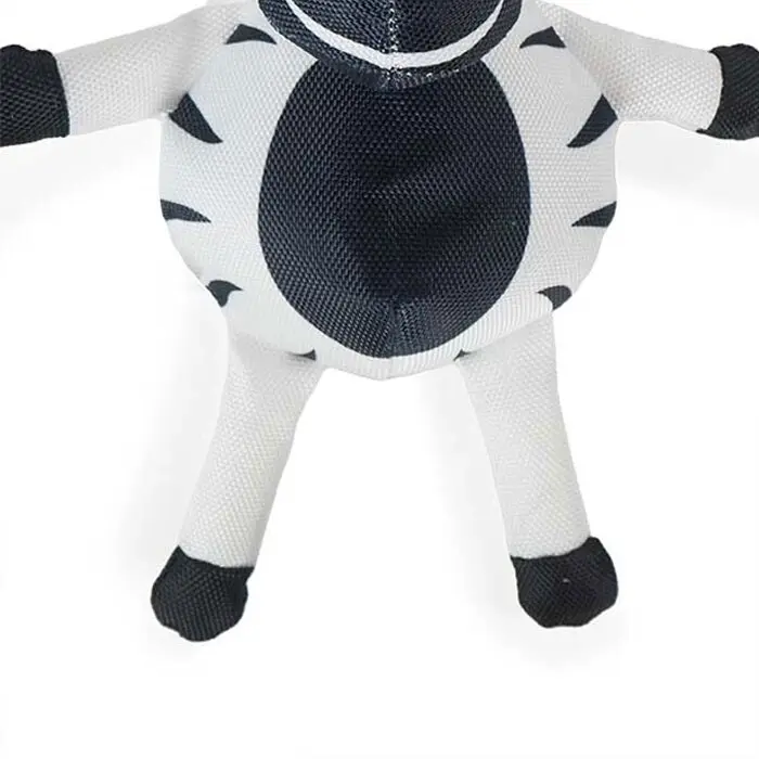 Rosewood Jolly Doggy Tough Safari Zebra Stuffed Pet/Dog Soft Toy Squeaker 32cm