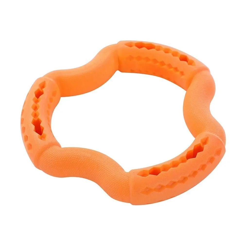 Paws & Claws 21x21x3.6cm Fetch N' Play Treat Ring Dog/Pet Rubber Toy Assorted