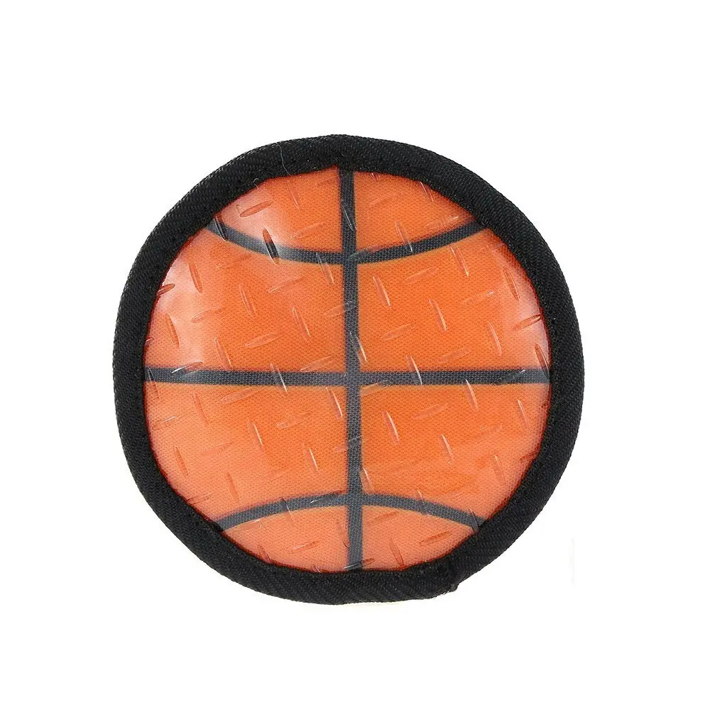 Paws & Claws 15cm Super Sports TPR Covered Oxford Basketball Pet Toy w/ Squeaker