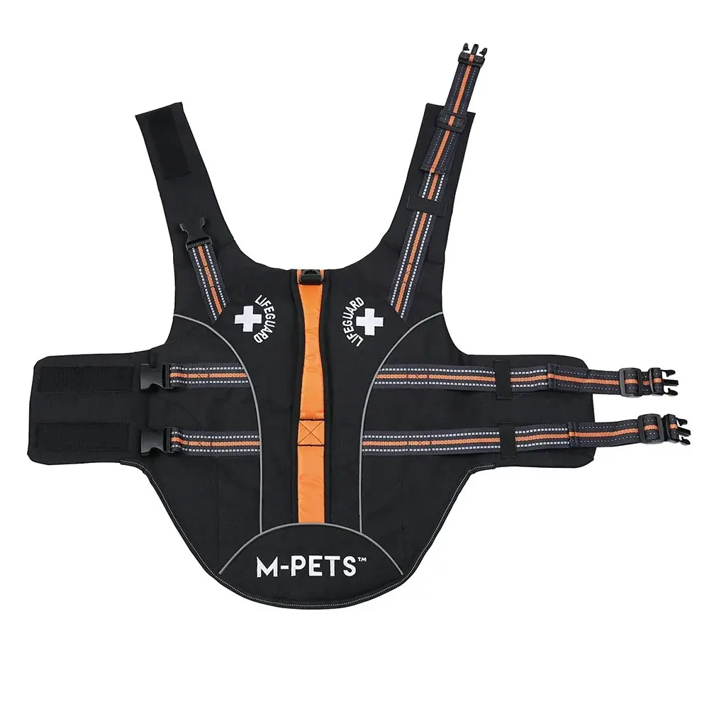 M-Pets Medium 45cm Water Swim Floatation Vest Safety Life Jacket Dogs Up To 28kg