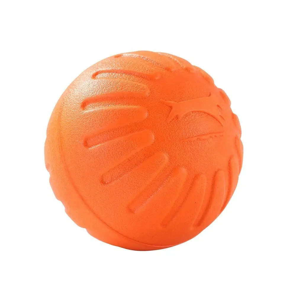 2PK Paws & Claws 9cm Fetch N' Play Pet Dog Chewing/Bite Toy Play TPR Ball Orange