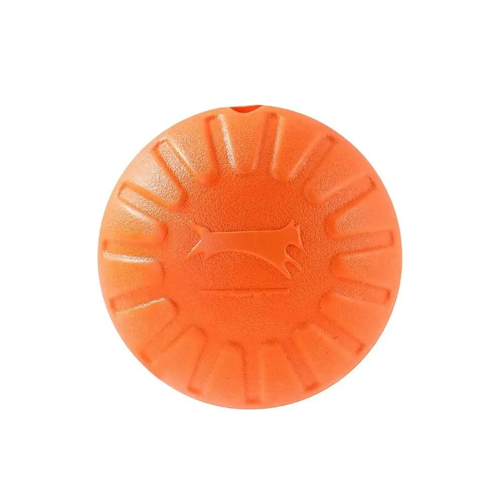 2PK Paws & Claws 9cm Fetch N' Play Pet Dog Chewing/Bite Toy Play TPR Ball Orange