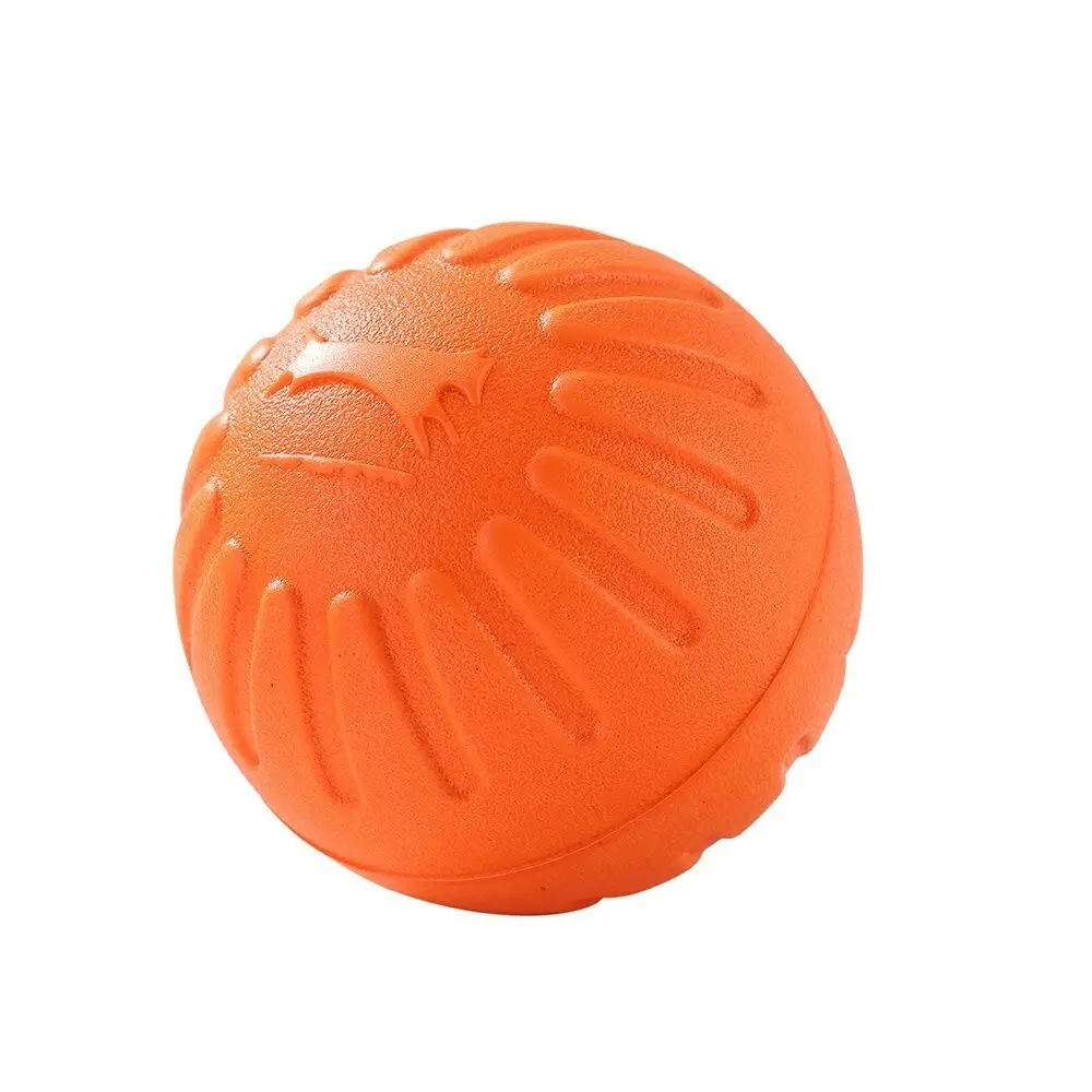 2PK Paws & Claws 9cm Fetch N' Play Pet Dog Chewing/Bite Toy Play TPR Ball Orange