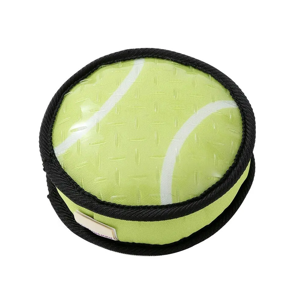 Paws & Claws 15cm Super Sports TPR Covered Oxford Tennis Ball Pet Toy w/Squeaker